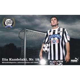 Autogrammkarte Ilia Kandelaki, Sturm Graz