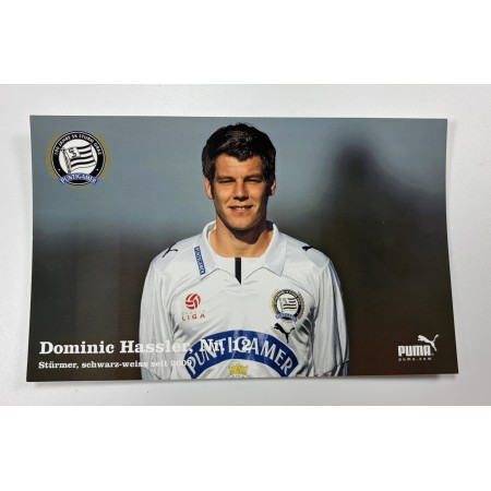 Autogrammkarte Dominic Hassler, Sturm Graz