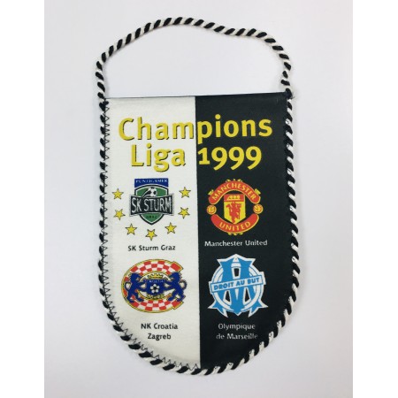 copy of Museum Wimpel Sturm Graz, Manchester United, NK Croatia Zagreb, Olympique Marseille