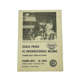 Programm Dukla Prag (CZE) - Inter Mailand (ITA), 1986