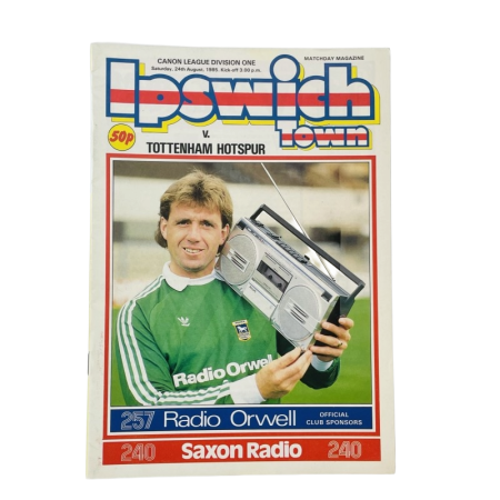 Programm Ipswich Town (ENG) - Tottenham Hotspur (ENG), 1985