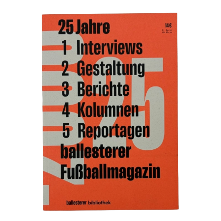ballesterer bibliothek, 25 Jahre