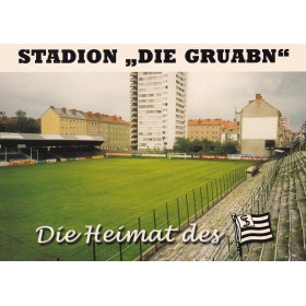Stadionpostkarte Sturm Graz, die Gruabn