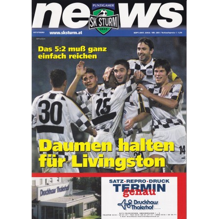 Vereinsmagazin Sturm Graz Echo, 2002-2007