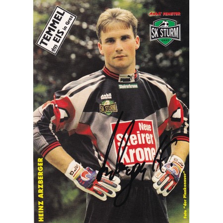 Autogrammkarten Sturm Graz, signiert A-L