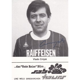 Autogrammkarte Vlado Crnjak, FC Union Wels