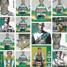 Autogrammkarten Rapid Wien