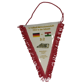 Wimpel Deutschland - Ungarn, 1954