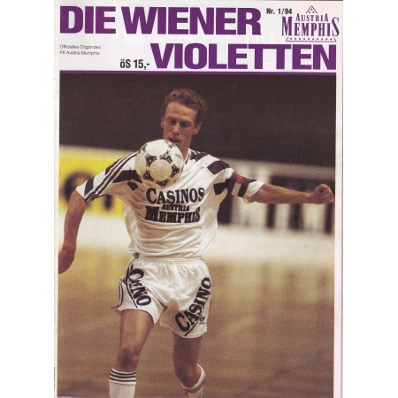 Vereinsmagazine Austria Wien, 1989-1997