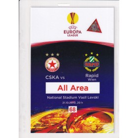 Akkreditierung ZSKA Sofia - Rapid Wien, 2010
