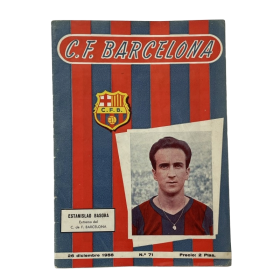 Programm FC Barcelona (ESP) - First Vienna FC (AUT), 1956