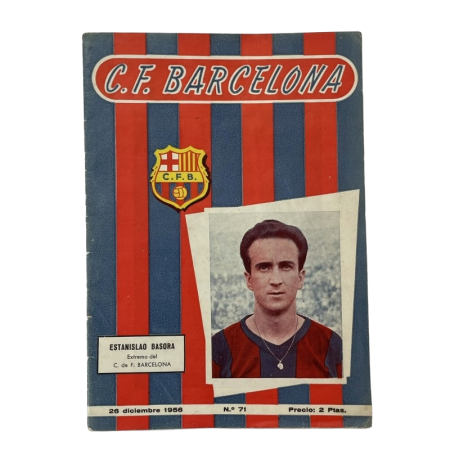 Programm FC Barcelona (ESP) - First Vienna FC (AUT), 1956