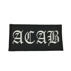 50x Klettaufnäher ACAB, A.C.A.B.