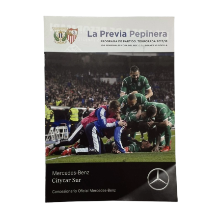 Programm CD Leganés - Sevilla, 2017/2018