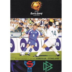 Programm Färöer - Deutschland, 2003