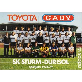 Teamkarte Sturm Graz, 1978/1979