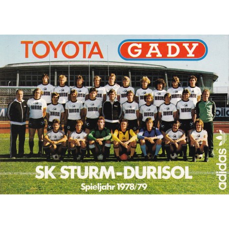 Teamkarte Sturm Graz, 1978/1979