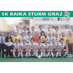 Teamkarte Sturm Graz, 1990/1991