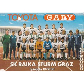 Teamkarte Sturm Graz, 1979/1980