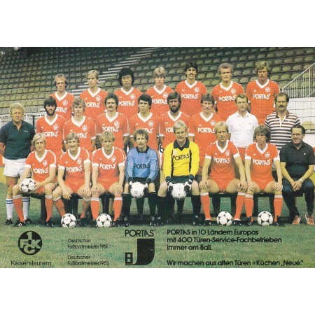 Teamkarte 1. FC Kaiserslautern (GER)