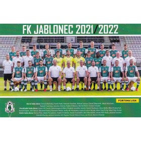 Teamkarte FK Jablonec (CZE), 2021/2022