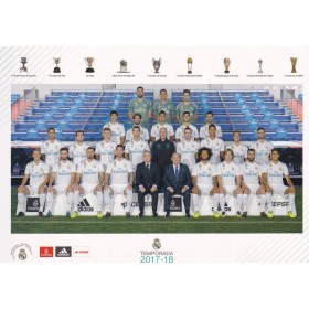 Teamkarte Real Madrid (ESP), 2017/2018