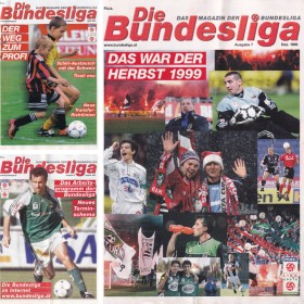 3x Fussballmagazin "Die Bundesliga", 1999 - 2000