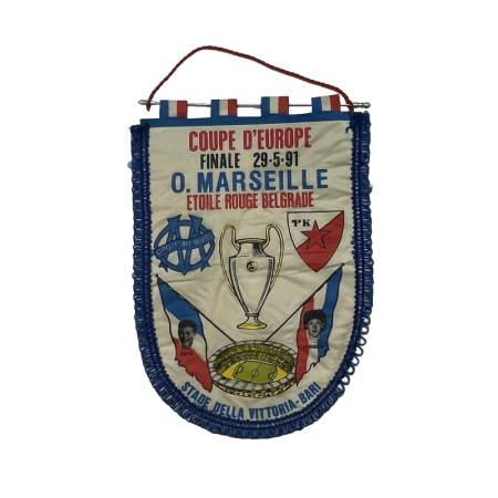 Wimpel Olympique Marseille (FRA) - Roter Stern Belgrad (SRB), 1991