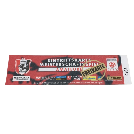 Ticket VFB Admira Wacker Mödling (AUT), 2003/2004