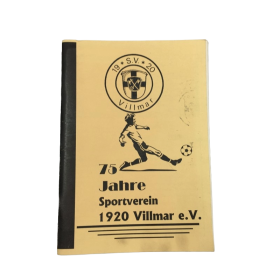 Festschrift SV 1920 Villmar (GER), 75 Jahre