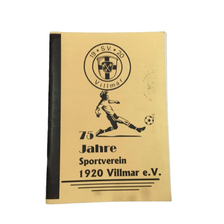 Festschrift SV 1920 Villmar (GER), 75 Jahre