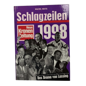 Buch Schlagzeilen 1998 der Kronen Zeitung