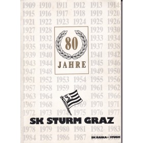 Festschrift Sturm Graz, 80 Jahre Sturm