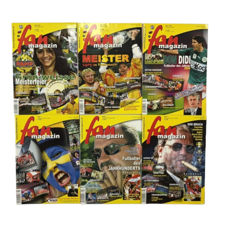 6 Stück Fanmagazin, 2004-2005
