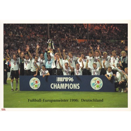 Karte Fussballlegenden Europameister Deutschland 1996