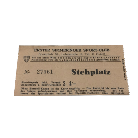 Ticket 1. Simmeringer SC Wien (AUT), Stehplatz