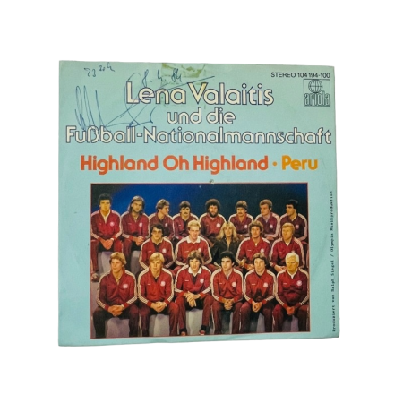 Vinyl Deutschland/DFB & Lena Valaitis, Highland oh Highland Peru