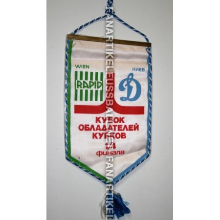 copy of Museum Wimpel Rapid Wien - Dinamo Kiev, 1986