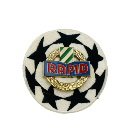Pin Rapid Wien & Aufnäher Champions League