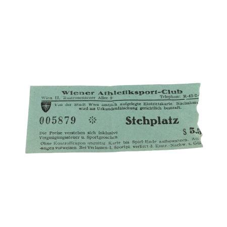 Ticket WAC, Wiener Athletiksportclub (AUT)