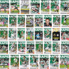 Konvolut Programme Rapid Wien, 190 Stück!