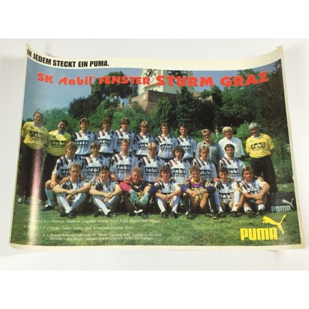 Mannschaftsposter Sturm Graz, 90er