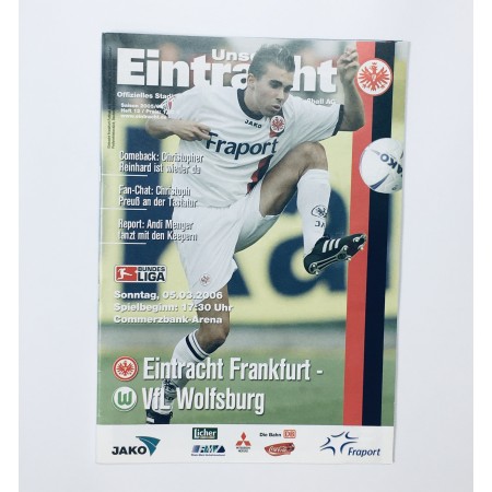 Programm Eintracht Frankfurt (GER) - VFL Wolfsburg (GER), 2006