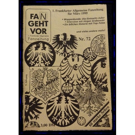 Fanzine Eintracht Frankfurt, Fan geht vor, Nr. 72