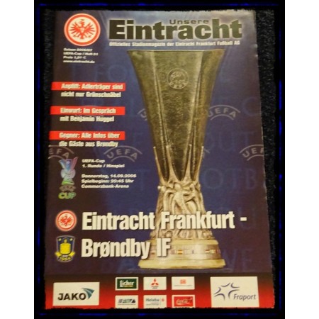 Programm Eintracht Frankfurt (GER) - Brøndby IF (DEN), 2006