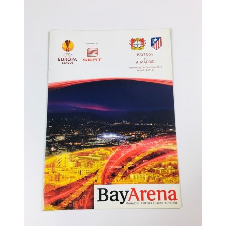 Programm Bayer Leverkusen (GER) - Atletico Madrid (ESP), 2010