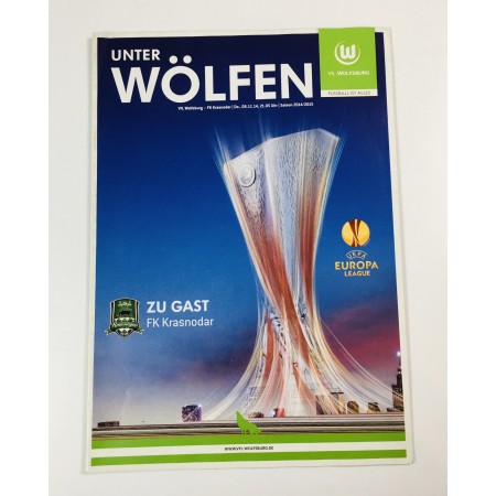 Programm VFL Wolfsburg (GER) - FK Krasnodar (RUS), 2014