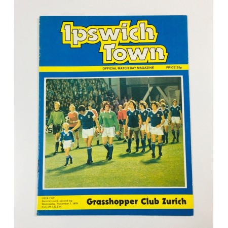 Programm Ipswich Town FC (ENG) - Grasshopper Zürich (SUI), 1979