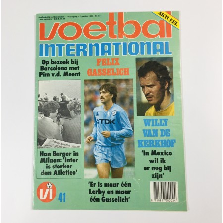 Magazin voetbal international 1983 (NED)