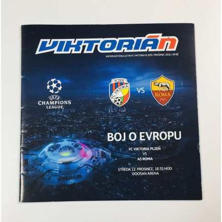 Programm FC Viktoria Pilsen (SVK) - AS Roma (ITA), 2018